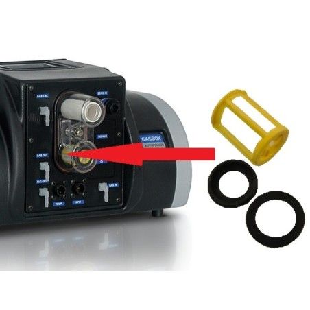 Filtro tubular con red y junta para TEXA GASBOX - motoscamaralweb.com