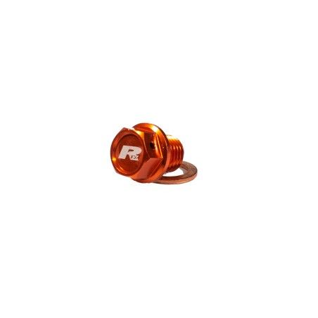 Tapón de vaciado magnético RFX [M12 x 12 mm x 1.50] - naranja - motoscamaralweb.com