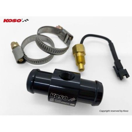 Adaptador para sensor temperatura de agua KOSO Ø18mm BG018B00 - motoscamaralweb.com