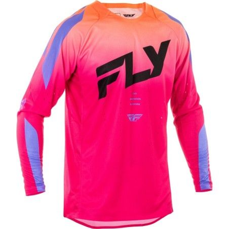 Camiseta FLY RACING Evolution DST - Rosa / Lavanda / Negro - motoscamaralweb.com