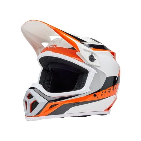 Casco BELL MX-9 Mips - Rift Gloss Orange/White - motoscamaralweb.com