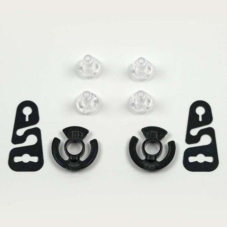 Kit de tornillos ARAI (TOUR-X4). Transparente - motoscamaralweb.com