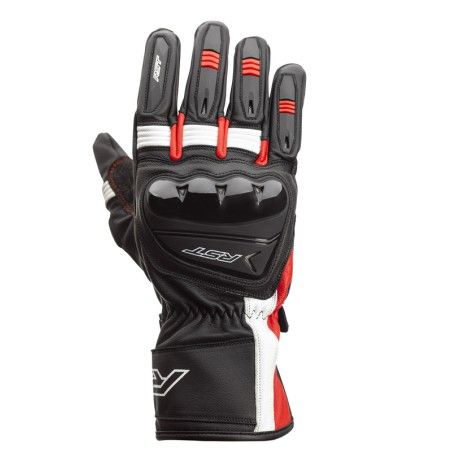 Guantes (Hombre) RST PILOT Negro/Rojo/Blanco . Talla 8/S - motoscamaralweb.com