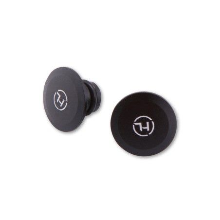 Tapones para rosca retrovisor HIGHSIDER aluminio CNC M10 - Negro mate - motoscamaralweb.com