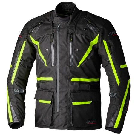 Chaqueta textil RST Pro Series Paragon 7 CE hombre - Negro / Amarillo Flúor - motoscamaralweb.com