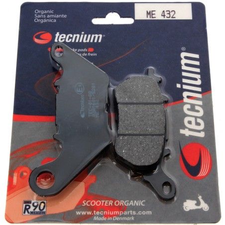 Pastillas de freno TECNIUM Scooter orgánicas - ME432 - motoscamaralweb.com