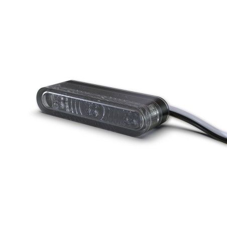 Intermitente/luz de posición LED HIGHSIDER pro Star-MX1 Pro Module 2in1 - cristal ahumado - homologado E - par - motoscamaralweb