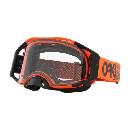 Gafas OAKLEY Airbrake MX - Moto Orange B1B Lente transparente - motoscamaralweb.com