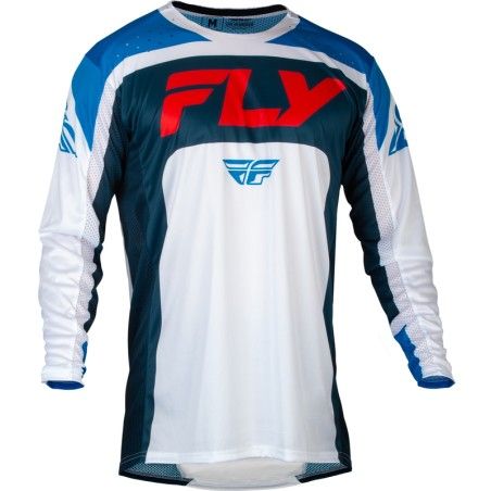 Camiseta FLY RACING Lite - Rojo / Blanco / Navy - motoscamaralweb.com