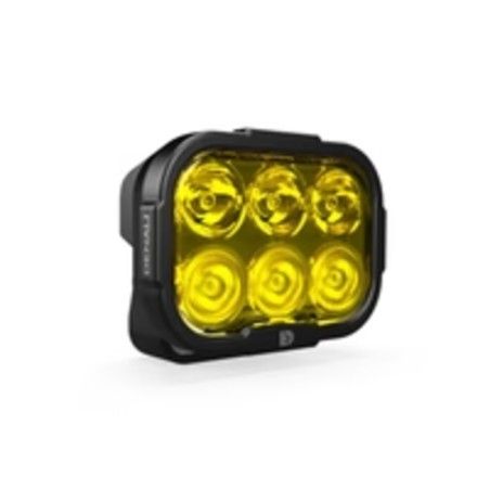 Luz de carretera DENALI DL6 Hybrid Driving - Lente amarilla - motoscamaralweb.com