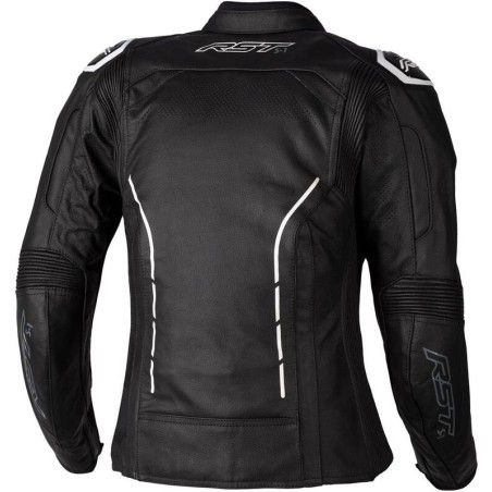 Chaqueta de Piel (Mujer) RST S-1 CE Blanco. Talla 14/L - motoscamaralweb.com