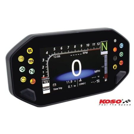 Marcador universal multifunción KOSO RX-4 Unlimited - motoscamaralweb.com