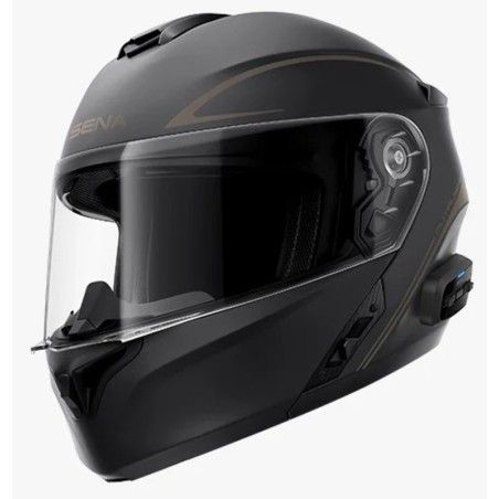 Casco modular Bluetooth SENA Outrush R con sistema de comunicación integrado - motoscamaralweb.com