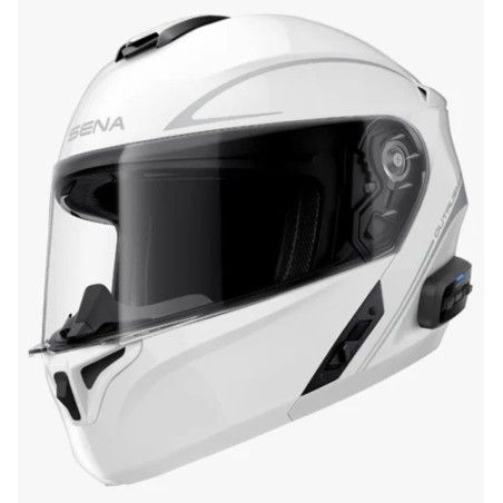 Casco modular Bluetooth SENA Outrush R con sistema de comunicación integrado - motoscamaralweb.com
