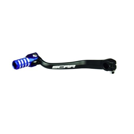 Pedal de cambio SCAR - Negro / Puntera azul - motoscamaralweb.com