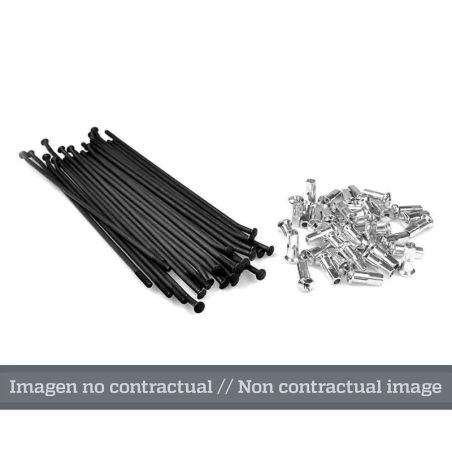 Juego de radios negro para llanta 18 para buje OEM 25 1405/3 - motoscamaralweb.com