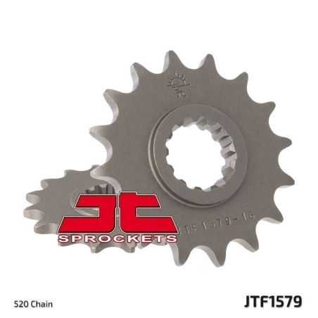 Piñón JT SPROCKETS acero estándar 1579 - Paso 520 - motoscamaralweb.com