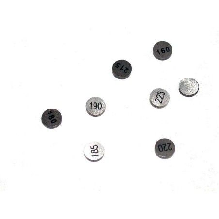 Pastillas de reglaje Hot Cams (Set 5pcs) Ø10 x 1.9 mm - motoscamaralweb.com