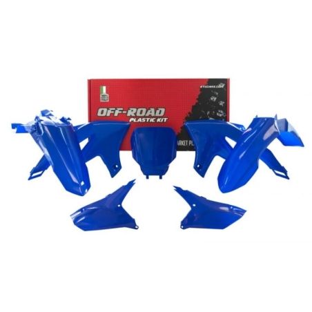 Kit de plástica RACETECH (5 piezas) - Azul - motoscamaralweb.com