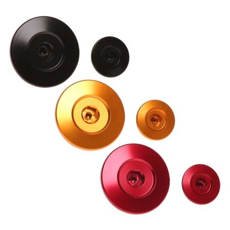 Juego de tapones tapa encendido RFX Pro (negro)- motoscamaralweb.com