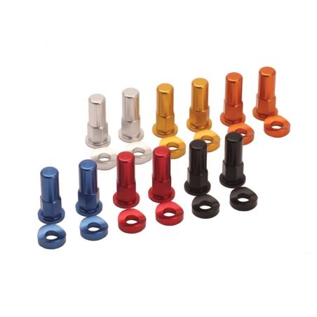 Tuercas y arandelas de bloqueo de llanta RFX Pro (oro) 2 unidades - motoscamaralweb.com