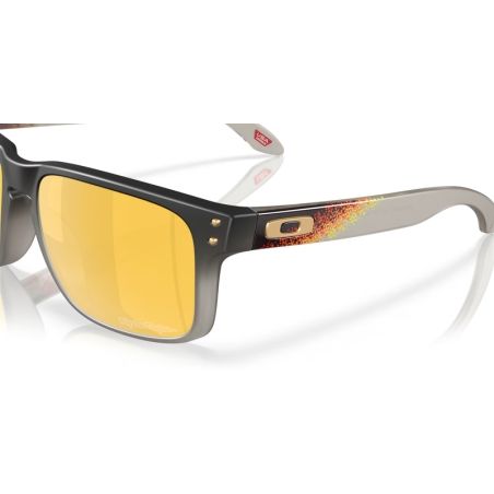 Gafas de Sol OAKLEY Holbrook Troy Lee Designs Series Black Fade - Lentes Prizm 24K Polarized - motoscamaralweb.com