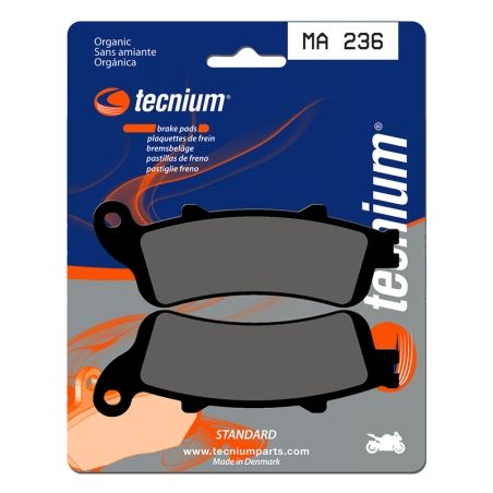 Pastillas de freno Tecnium MA236 Orgánicas - motoscamaralweb.com