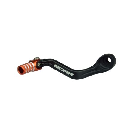 Pedal de cambio SCAR - Negro / Puntera naranja - motoscamaralweb.com