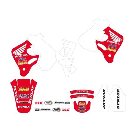 Kit adhesivos TECNOSEL Team Honda 1992 - motoscamaralweb.com