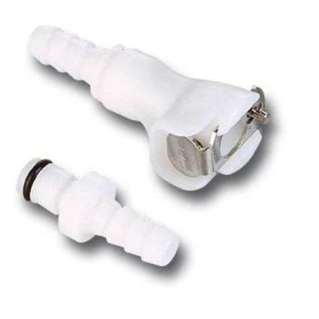 Enchufe rápido macarrón gasolina blanco MOTION PRO Ø8mm - motoscamaralweb.com