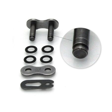 Enganche de cadena DID 520VX3 - Negro Cierre rápido - motoscamaralweb.com