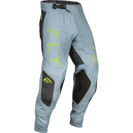 Pantalón FLY RACING Evolution DST - Ice Grey / Antracita / Verde Neón - motoscamaralweb.com