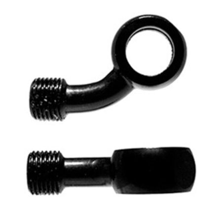 Banjo 45° lateral M10 Venhill negro - motoscamaralweb.com