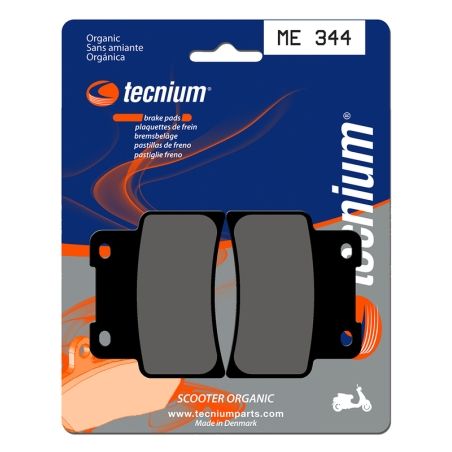 Pastillas de freno Tecnium Scooter orgánicas ME344 - motoscamaralweb.com