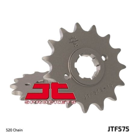 Piñón JT SPROCKETS acero estándar 575 - Paso 520 - motoscamaralweb.com