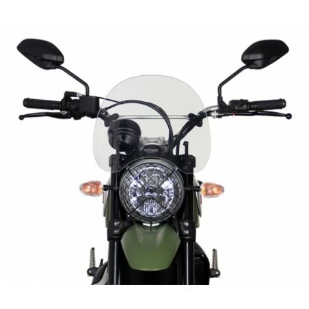 Pantalla MRA Touring. Ducati Scrambler. transparente - motoscamaralweb.com