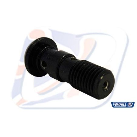 Tornillo doble alomado M10x1.25 Venhill negro - motoscamaralweb.com