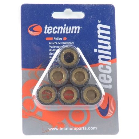 Rodillos de variador TECNIUM 23x18mm 17gr - 6 piezas - motoscamaralweb.com