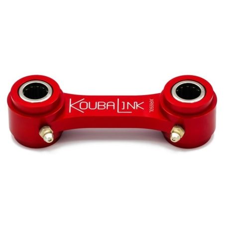 Kit de bajada KOUBALINK (44.5 mm) rojo - Honda XR650L - motoscamaralweb.com