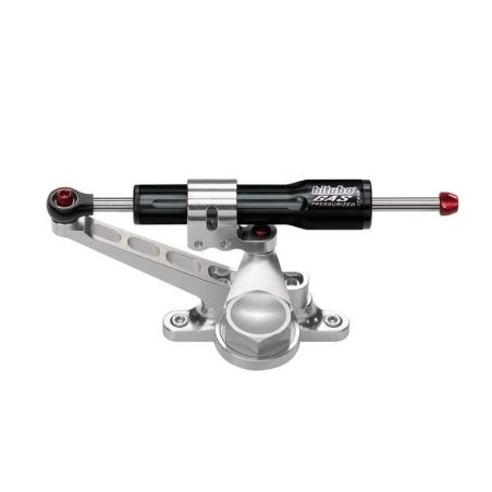 BITUBO Black Steering Damper Kit Over Fuel Tank Position Suzuki GSXR1000 - motoscamaralweb.com