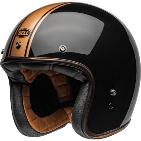 Casco BELL Custom 500 - Rally Gloss Black Bronze- motoscamaralweb.com