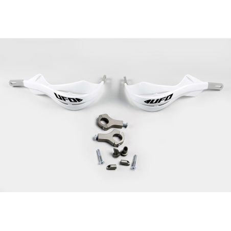 Paramanos cerrado UFO alu handguards 28 blanco PM01633-041 - motoscamaralweb.com