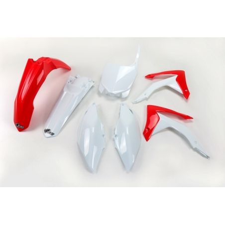 Kit de Plástica UFO OEM Color Rojo / Blanco Honda CRF250R / 450R - motoscamaralweb.com