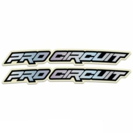 PRO CIRCUIT Hologram Front Fender Decals - motoscamaralweb.com