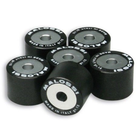 Rodillos de variador MALOSSI 23x18mm 12gr - 6 piezas- motoscamaralweb.