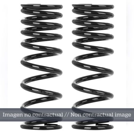 Muelle de amortiguador trasero YSS progresivo negro 46-10-15-220 - motoscamaralweb.com