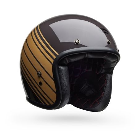 Casco BELL Custom 500 - Edge Gloss Brown/Gold - motoscamaralweb.com