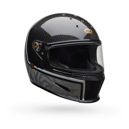 Casco BELL Eliminator Carbon - RSD Journey Satin/Gloss Black/Gray - motoscamaralweb.com