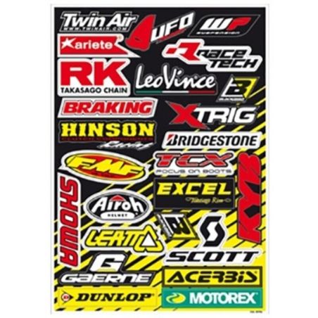 Kit Adhesivos Blackbird sponsor 5076A - motoscamaralweb.com