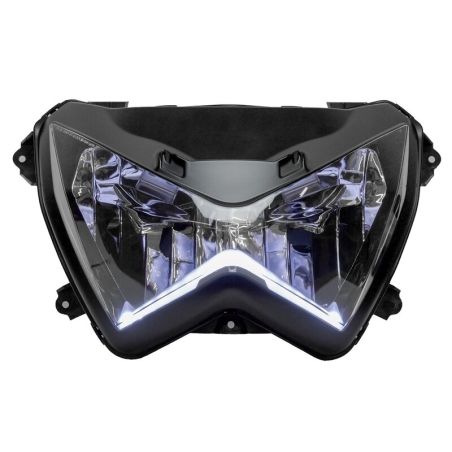 Faro delantero V PARTS tipo OEM Homologado + Luz diurna LED - Kawasaki Z800 / Z800e - motoscamaralweb.com
